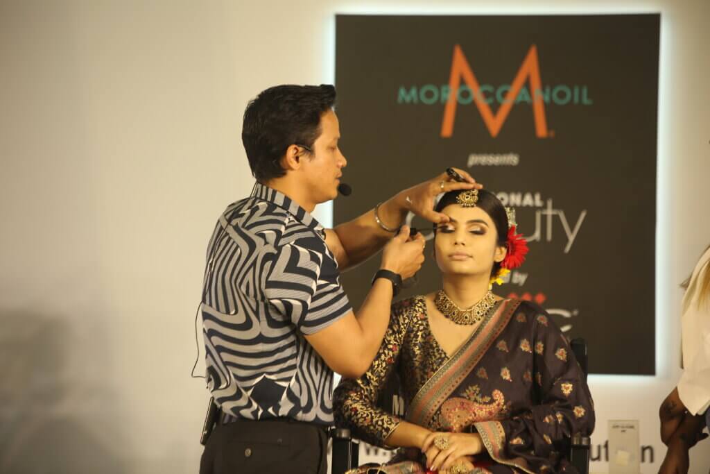 Eyes makeup by Sandeep Shrestha