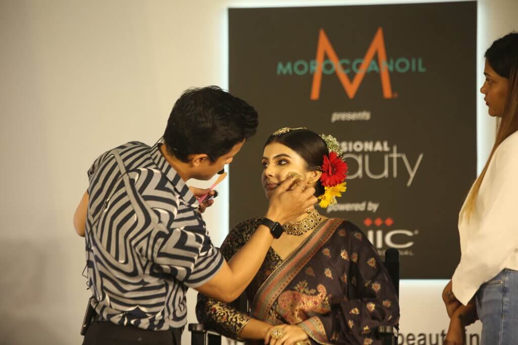 Face makeup by Sandeep Shrestha