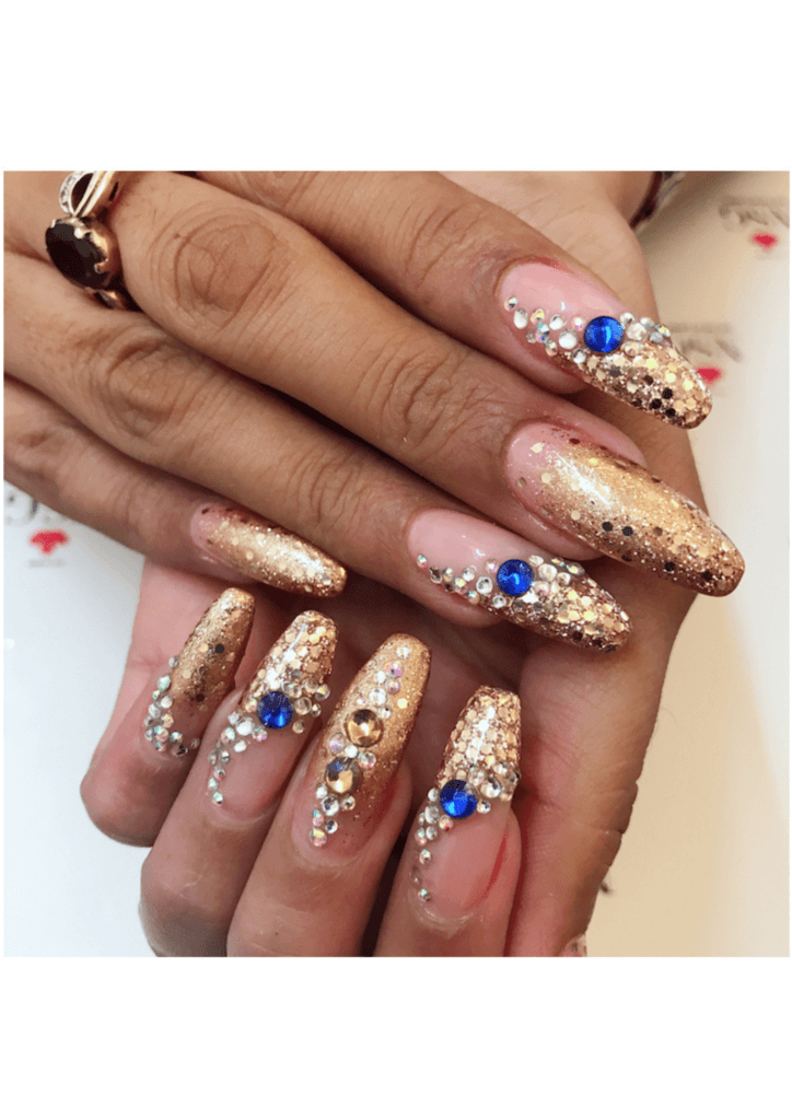 One Night Stand nail art by Gurpreet Seble