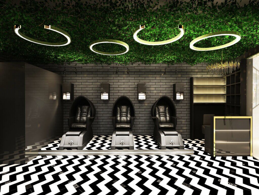 Tip & Toe Salon interior