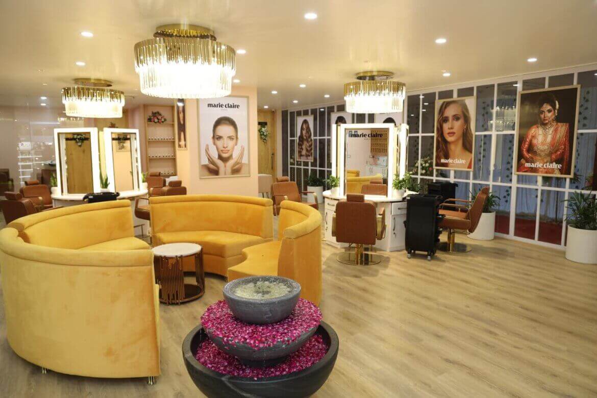 The new Marie Claire salon at Lucknow