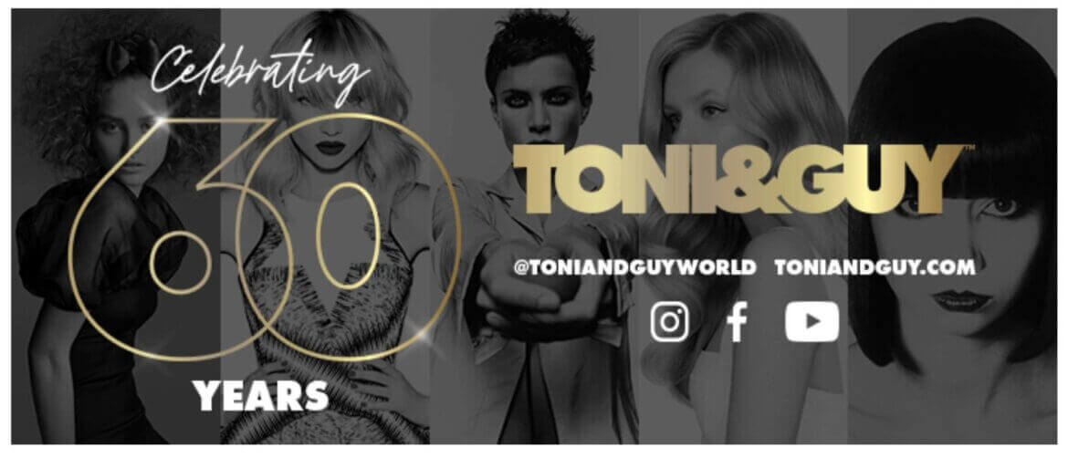 Paulson and TONI&GUY celebrate momentous milestones.
