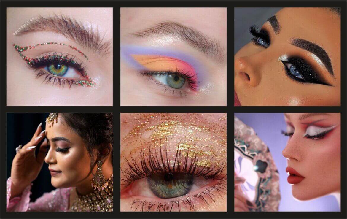 Beautiful Eyeshadow trends across the world.
