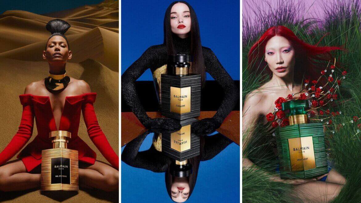 Balmain Launches Balmain Beauty With a Fragrance Collection