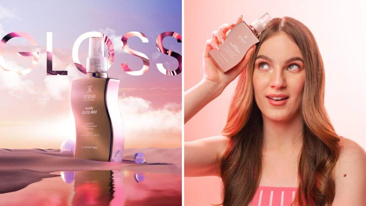 Shiny hair? Yes, Please! Let 3TenX Hydrify Gloss Mist do the magic