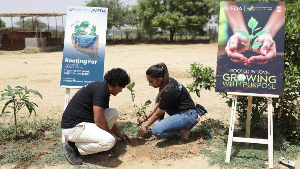 Aveda celebrates Earth Day with tree plantation and animal welfare