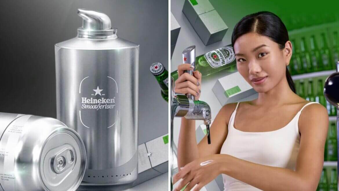The Heineken Smootheriser skin cream - it's 100% real!